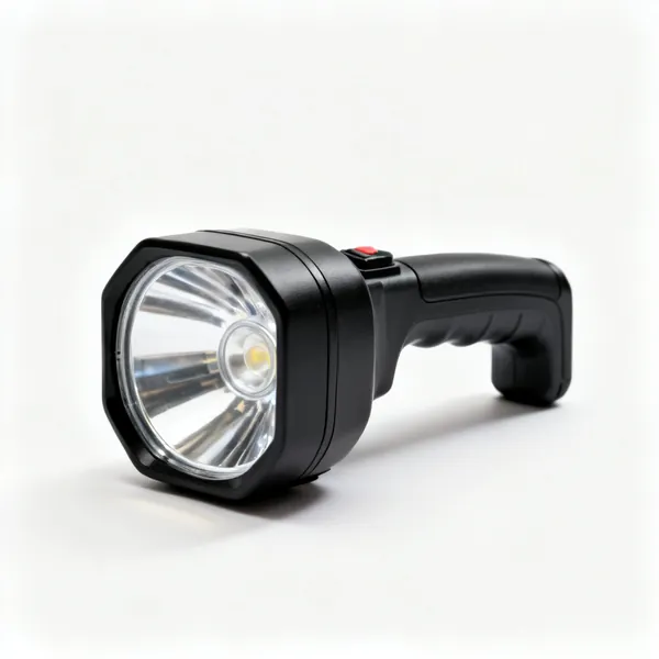 An LED head torch
