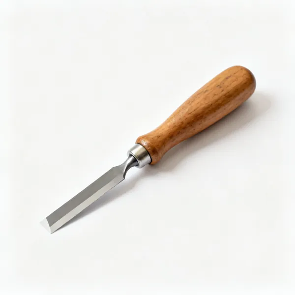 A marking knife with a wooden handle