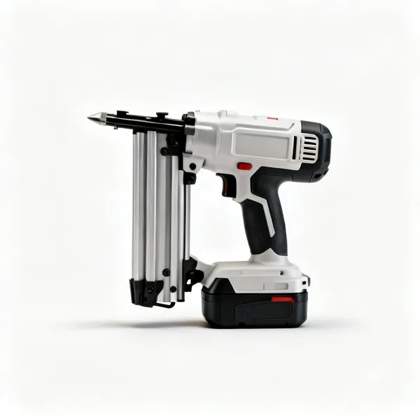 A cordless nail gun