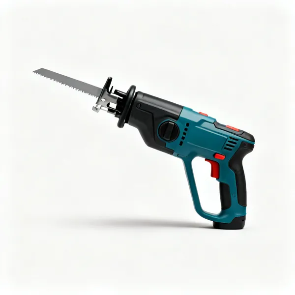 A cordless reciprocating saw