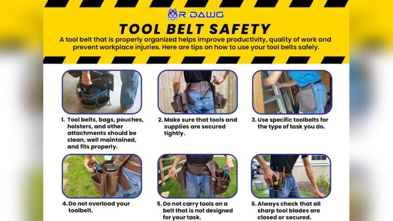 Safety Tips for Tool Bag: Essential Hacks for Secure Handling