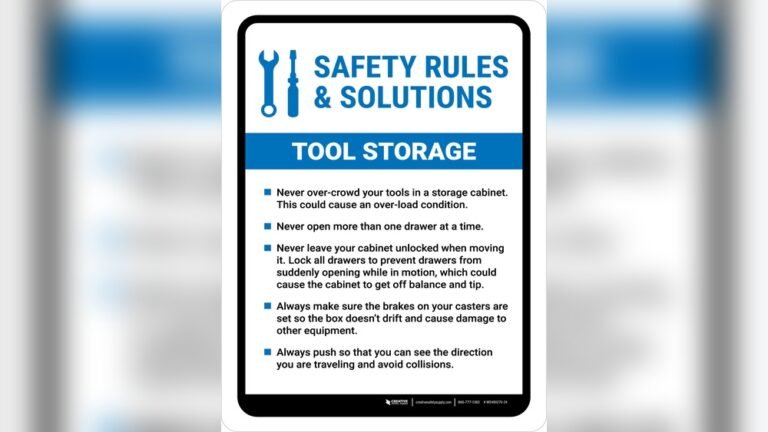How to Store Tools Safely in an Organizer and Avoid Damage